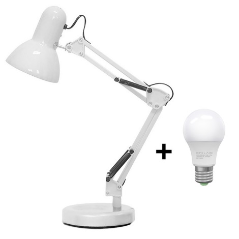 Lampă LED de masă ROMERO 1xE27/10W/230V alb Brilagi