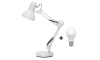 Lampă LED de masă ROMERO 1xE27/10W/230V alb Brilagi