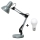 Lampă LED de masă ROMERO 1xE27/10W/230V argintie Brilagi