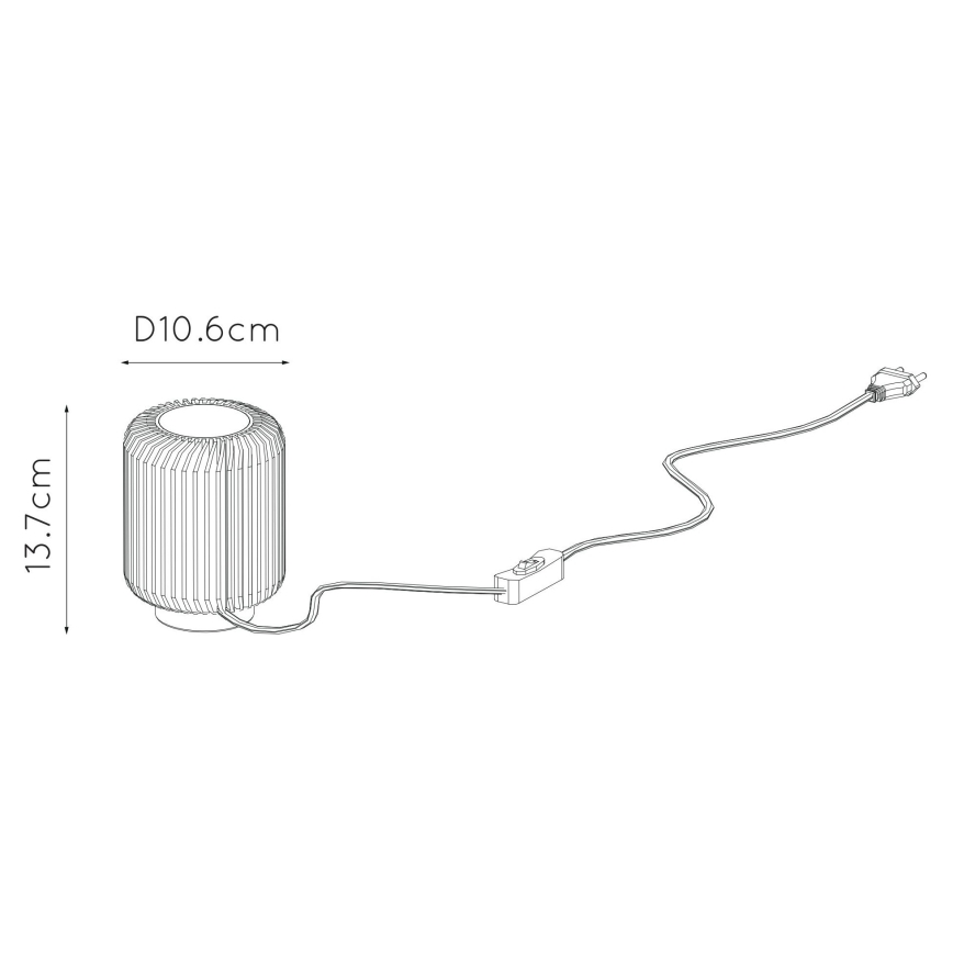 Lampă LED de masă TURBIN LED/5W/230V Lucide 26500/05/02
