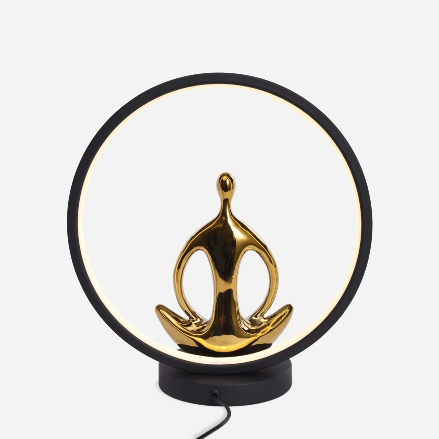 Lampă LED de masă Zuma Line LED/4W/5V negru/auriu