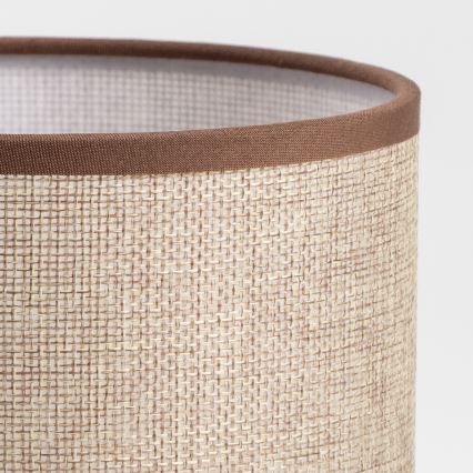 Lampă LED flexibilă de perete Brilagi NUBILA 1xE27/25W/230V + LED/3W negru/maro