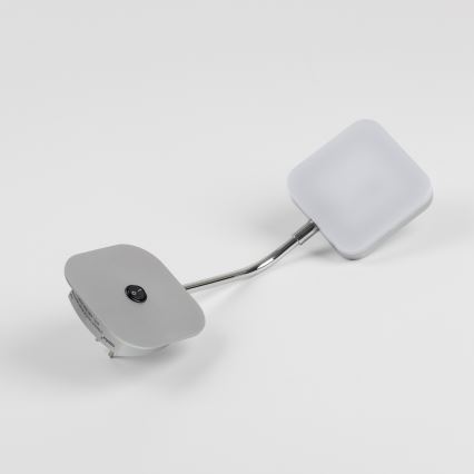 Lampă LED de perete cu priză, 3,2 W, 230 V, crom lucios