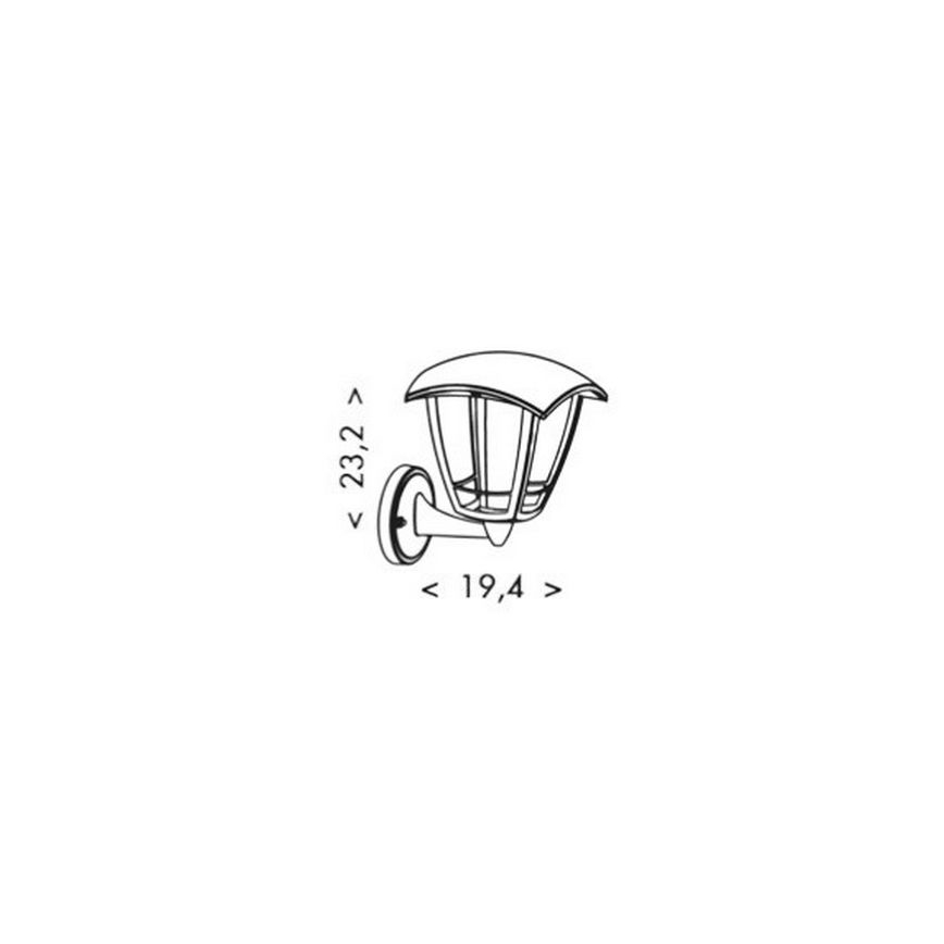Lampă LED de perete de exterior VERONA LED/8W/230V IP44