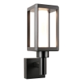 Lampă LED de perete de exterior Zuma Line LED/12W/230V IP65 negru