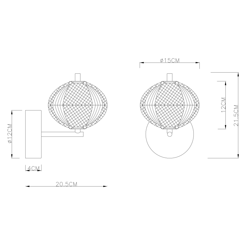 Lampă LED de perete Globo LED/7W/230V 3000/4500/6500K