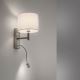 Lampă LED de perete ROBIN 1xE27/40W/230V + LED/2,1W albă Paul Neuhaus 9646-55