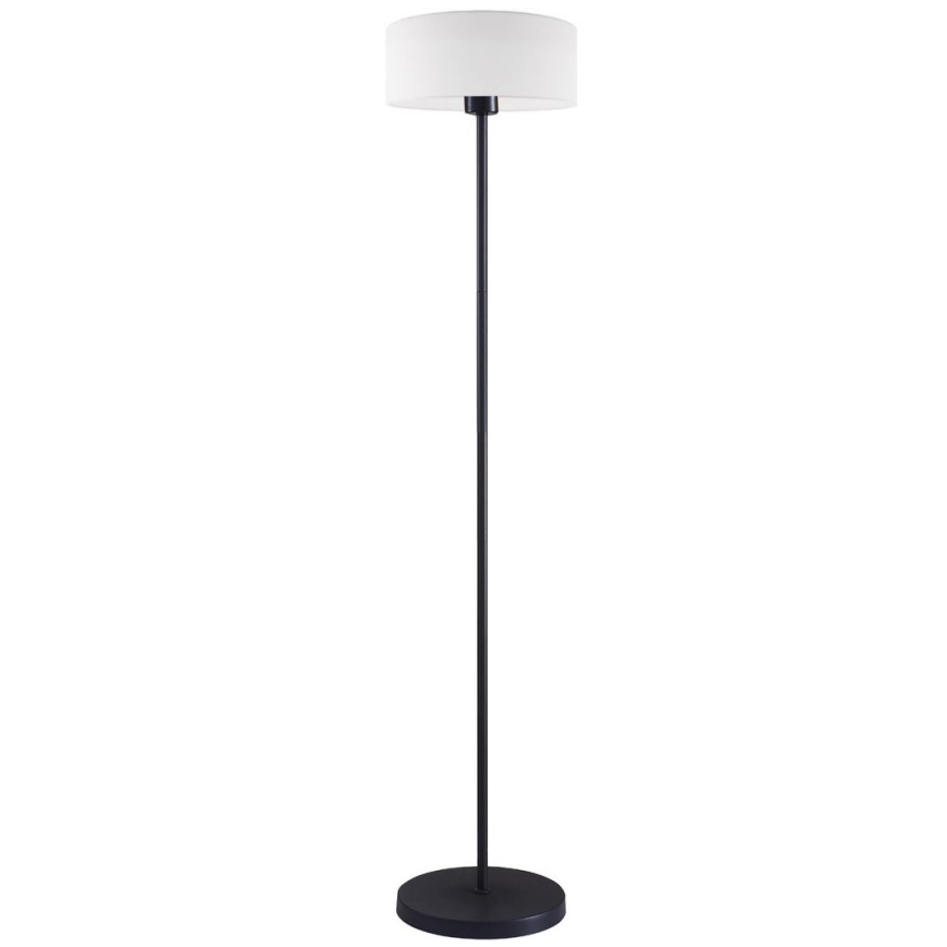 Lampă LED de podea TUNJA 1xE27/20W/230V Ø 30 cm negru/alb