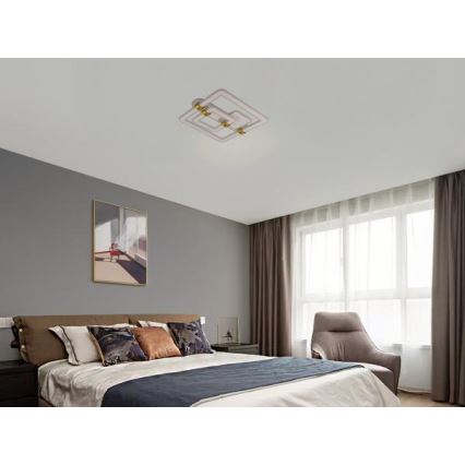 Lampă LED de tavan reglabilă, 140 W, 230 V, 3000-6500 K, cu telecomandă