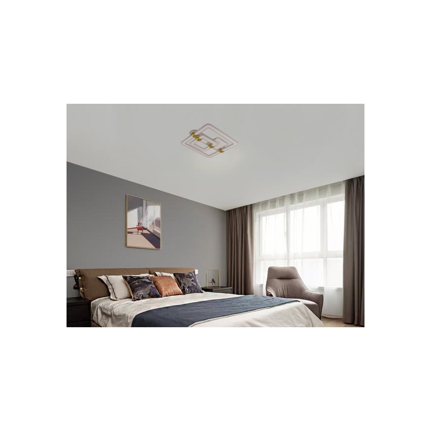 Lampă LED de tavan reglabilă, 140 W, 230 V, 3000-6500 K, cu telecomandă