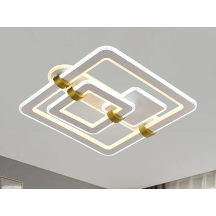 Lampă LED de tavan reglabilă, 140 W, 230 V, 3000-6500 K, cu telecomandă