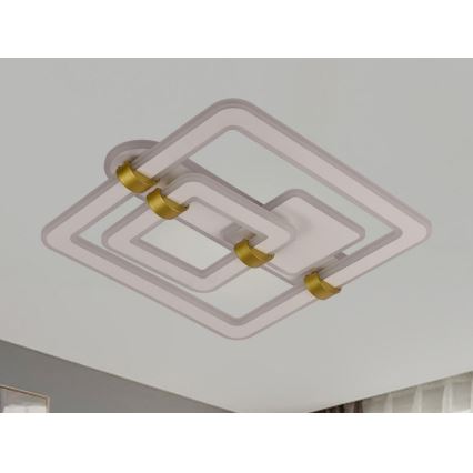 Lampă LED de tavan reglabilă, 140 W, 230 V, 3000-6500 K, cu telecomandă