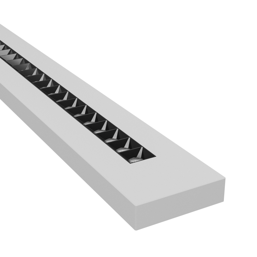 Corp de iluminat LED PLANK pentru tavan/suspendat, 20/30/40W, 230V, 2700/4000/6000K, CRI 90, alb
