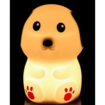 Lampă LED de veghe dimabilă pentru copii LED/0,4W/1000 mAh câine