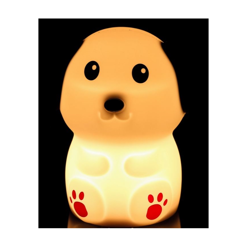 Lampă LED de veghe dimabilă pentru copii LED/0,4W/1000 mAh câine