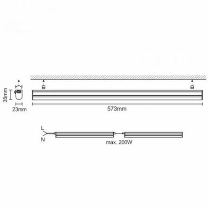 Lampă LED design minimalist LED/9W/230V 4000K