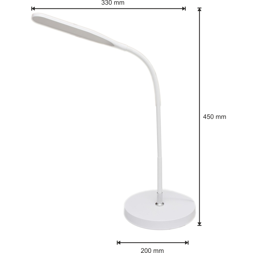 Lampă LED dimabilă 3 în 1 DARA LED/10W/230V 3000/4000/6000K CRI 90 alb