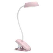 Lampă LED dimabilă cu clemă DONUTCLIP LED/3W/5V CRI 90 roz Philips