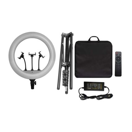 Lampă LED dimabilă cu trepied și suport pentru vloguri LED/55W/230V CRI 90 + telecomandă