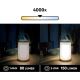 Lampă LED dimabilă de exterior CARDEA LED/2W/5V bambus IP44