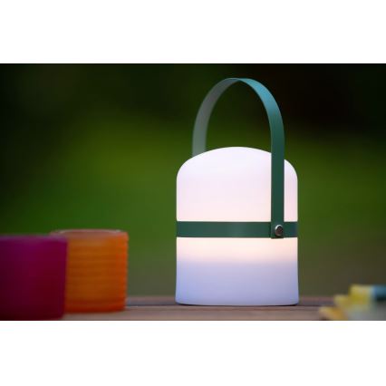Lampă LED dimabilă de exterior Lucide 06802/01/33 LITTLE JOE LED/0,3W/3,7V USB IP44 680 mAh verde