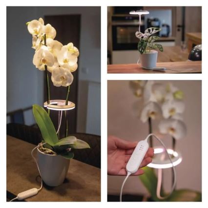 Lampă LED dimabilă de interior pentru cultivarea plantelor GROW LED/8W/5V