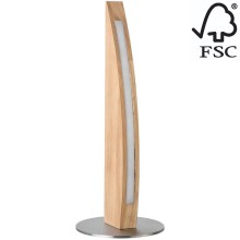 Lampă LED dimabilă de masă DUBAI LED/4W/230V stejar – certificat FSC