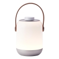 Lampă LED dimabilă de masă exterior Brilliant GEMMA LED/1,9W/5V 1800 mAh IP44 alb