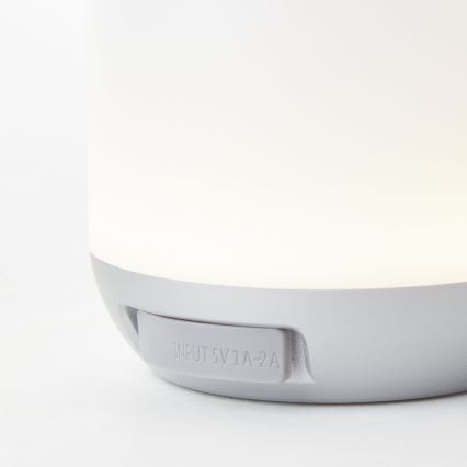 Lampă LED dimabilă de masă exterior Brilliant GEMMA LED/1,9W/5V 1800 mAh IP44 alb