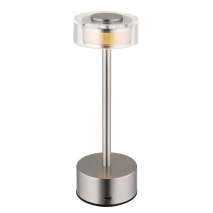 Lampă LED tactilă reîncărcabilă dimabilă de masă Globo LED/2,5W/3,7V 2700/4000/6500K 1800mAh mat