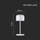 Lampă LED reîncărcabilă tactilă dimabilă de masă LED/1,5W/5V 2700-5700K IP54 2200 mAh alb
