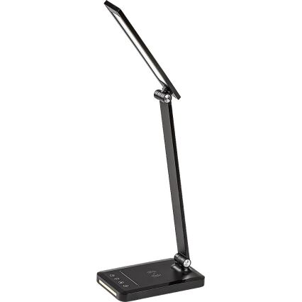 Lampă LED flexibilă dimabilă de masă cu încărcare fără fir QI și USB LED/5W/5V 3000-6500K