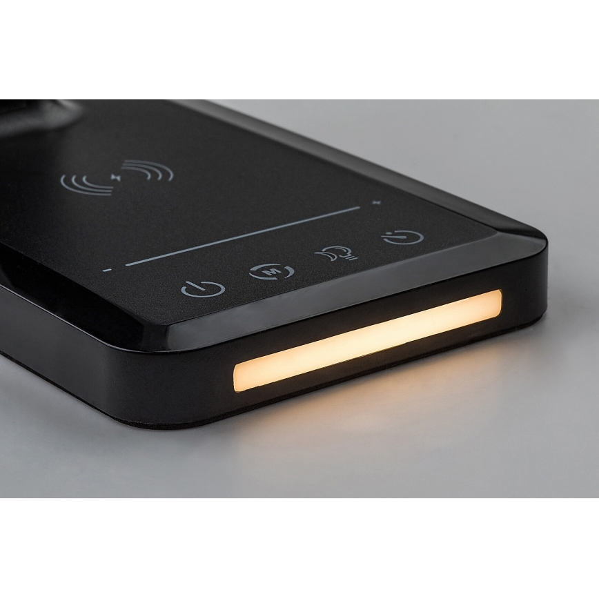 Lampă LED flexibilă dimabilă de masă cu încărcare fără fir QI și USB LED/5W/5V 3000-6500K