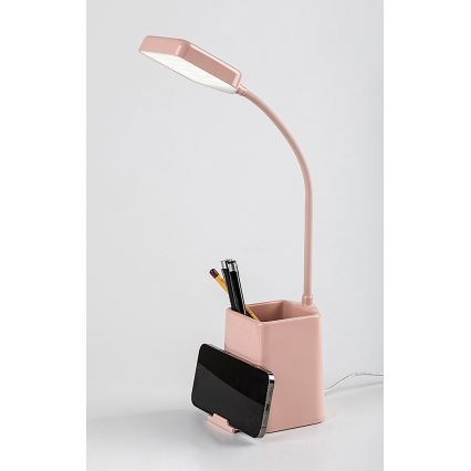 Lampă LED dimabilă de masă Rabalux LED/6W/230V 5000K roz