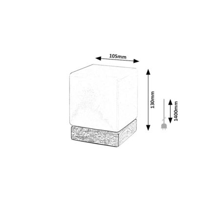 Lampă LED dimabilă de masă Rabalux LED/1,2W/5V 3000K fag