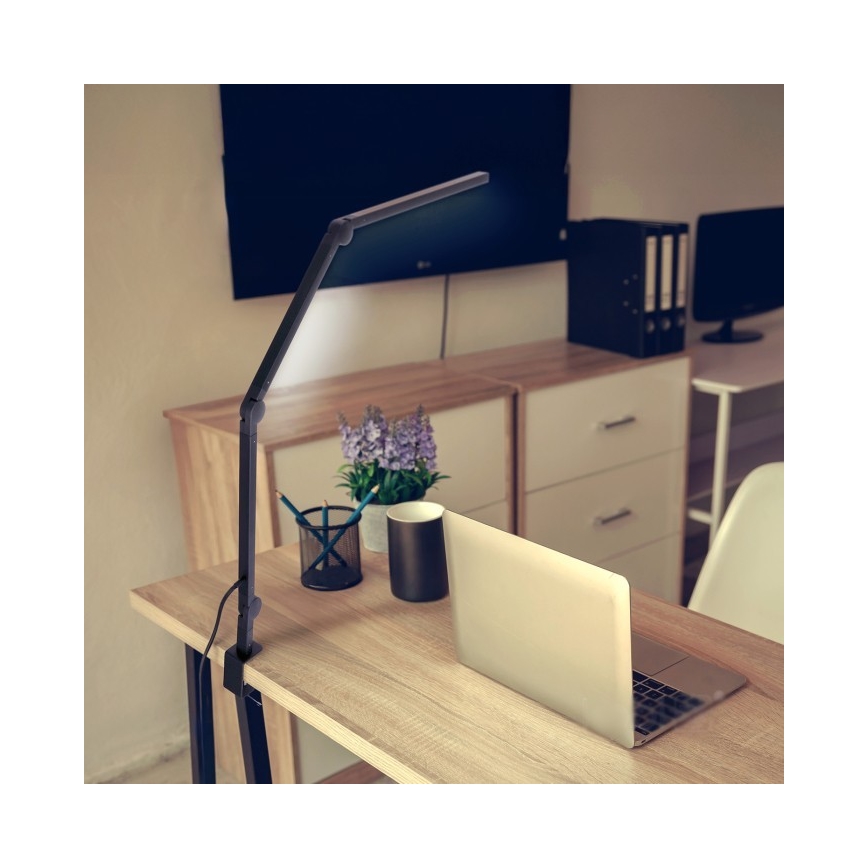 Lampă LED dimabilă de masă TENUIX FOLD LED/20W/230V 3000-6500K negru