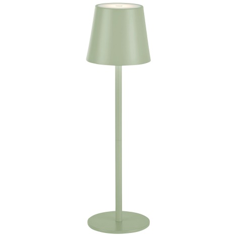 Lampă LED dimabilă reîncărcabilă de masă de exterior Leuchten Direkt 19250-43 EURIA LED/3W/5V IP54 verde