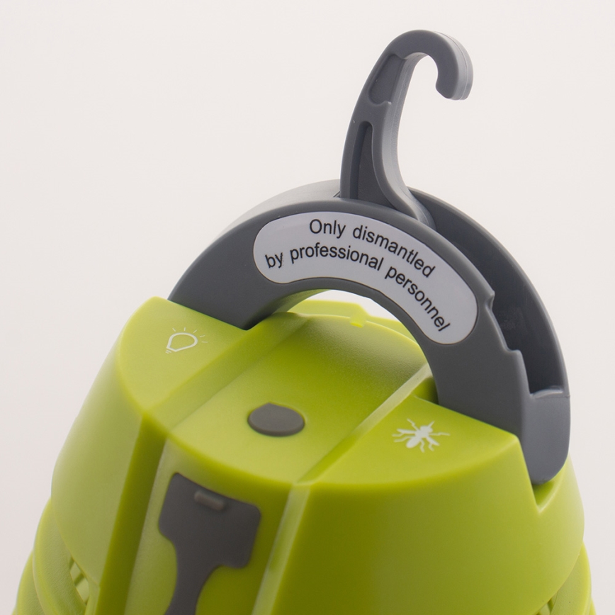 Lampă LED de exterior cu capcană pentru insecte LED/5W/USB 1800mAh IP44