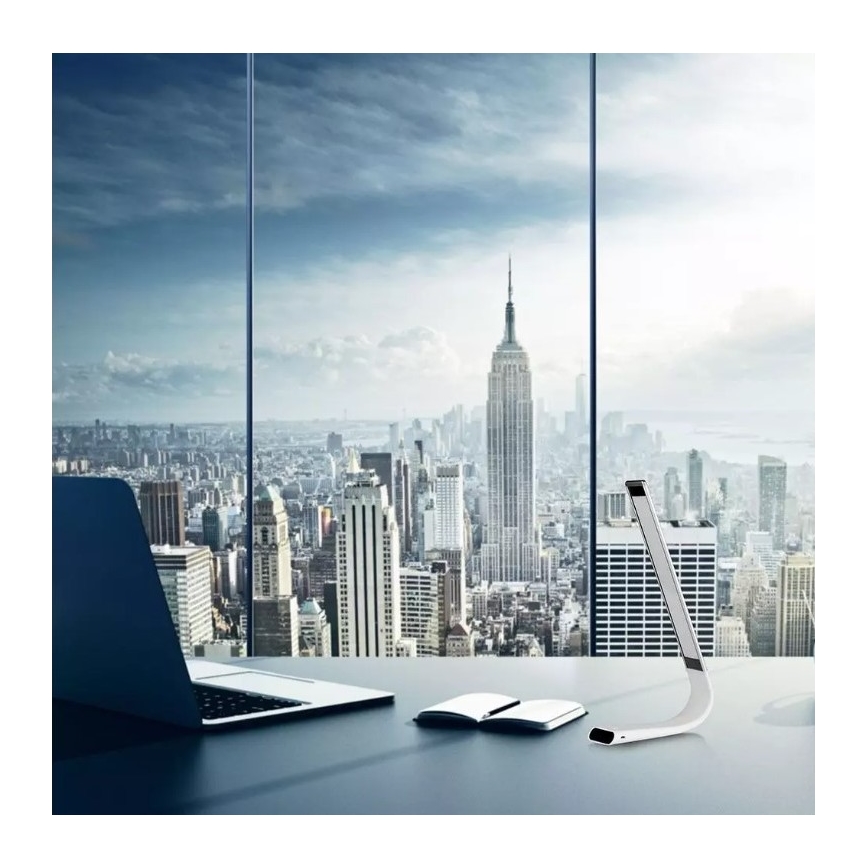 Lampă de birou LED flexibilă reglabilă, LED/6,5W/5V 2000 mAh 3000K/4500K/6000K