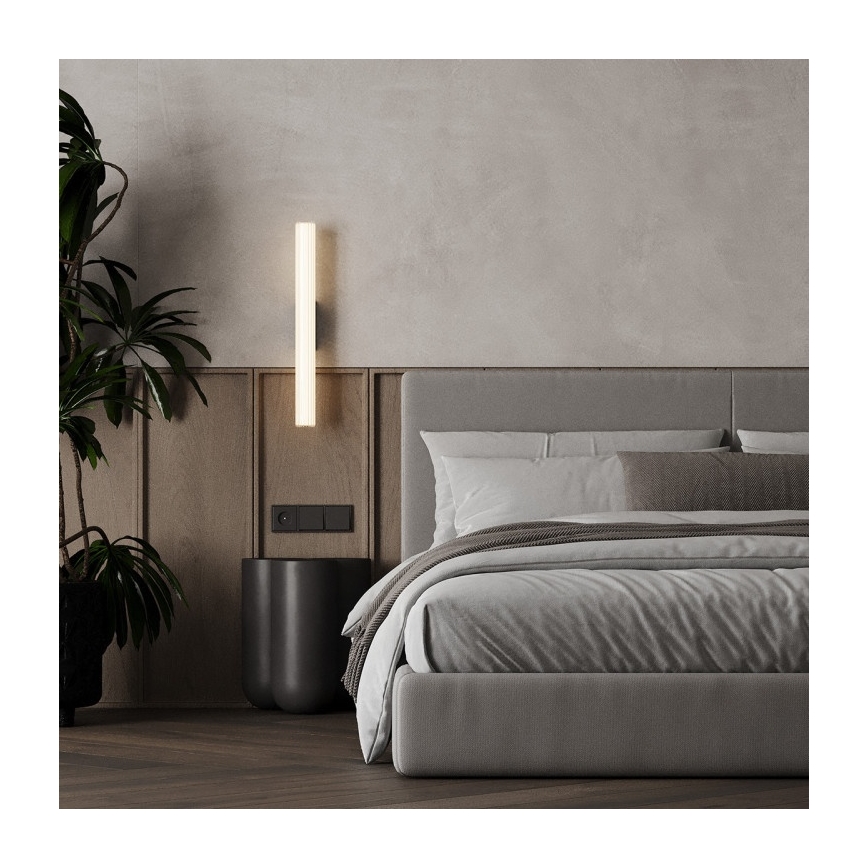 Iluminare LED pentru oglindă de baie LINEA, 8W, 230V, 3000/4000/6000K, IP44, 45 cm, crom mat