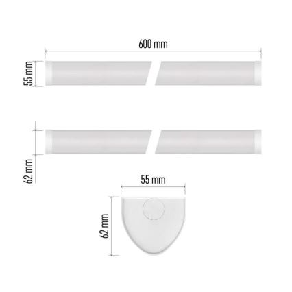 Lampă LED pentru montaj sub dulap 20W/230V 4000K 60 cm