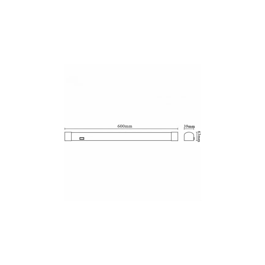Lampă LED pentru montaj sub dulap LED/15W/230V 60 cm IP44 albă