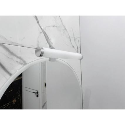 Lampă LED pentru oglindă de baie, 8 W, 230 V, 30 cm, IP44, crom lucios