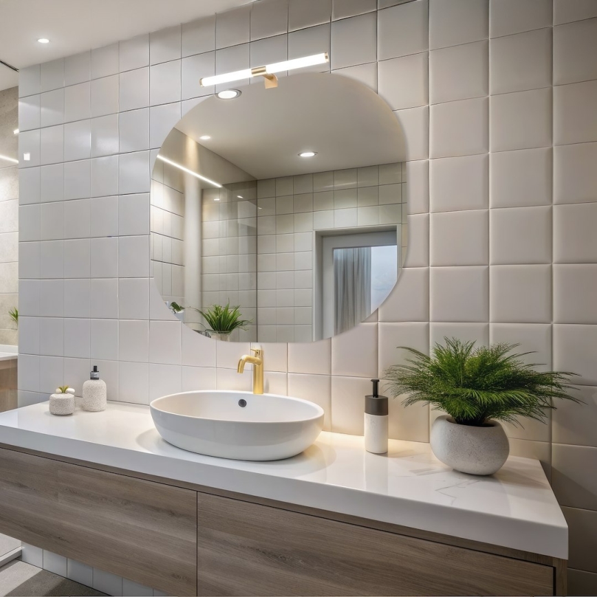 Lampă LED pentru oglindă de baie APA LED/6W/230V 40 cm IP44, auriu