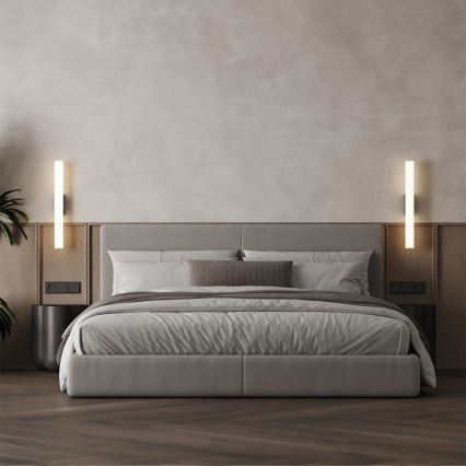 Aplica LED pentru oglindă de baie LINEA LED/8W/230V 3000/4000/6000K IP44 45 cm negru