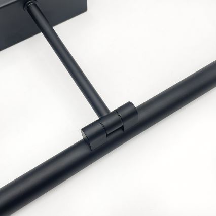 Lampă LED pentru oglindă de baie MIRROR, 8W/230V, 4000K, IP44, 60 cm, negru