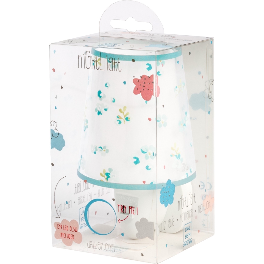 Lampă LED pentru priză Dalber 81175H DREAM FLOWERS 1xE14/0,3W/230V