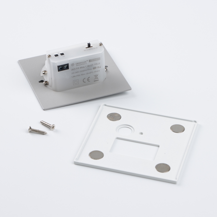 Aplica LED pentru scări cu senzor de mișcare și senzor crepuscular LED/1,5W/230V 3000/4000/6000K alb