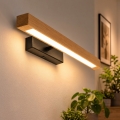 Lampă LED pentru tablouri VERDE LED/5,5W/230V 3000K 46 cm stejar/negru