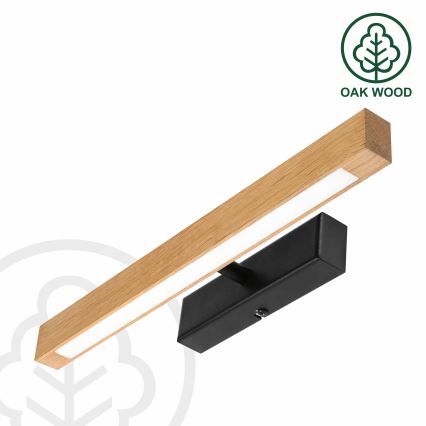 Lampă LED pentru tablouri VERDE LED/5,5W/230V 3000K 46 cm stejar/negru